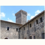 Innenhof des Castello die Vulci
